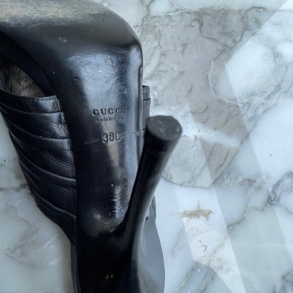 GUCCI sling back sandal heels - SZ 38 / 8 - Picture 6 of 7